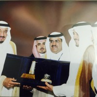 مع خادم الحرمين الشريفين الملك سلمان بن عبد العزيز آل سعود – حفظه الله-