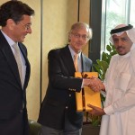 مع السفير البرتغالي