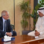 With  the Ambassador of  Italy in KSA